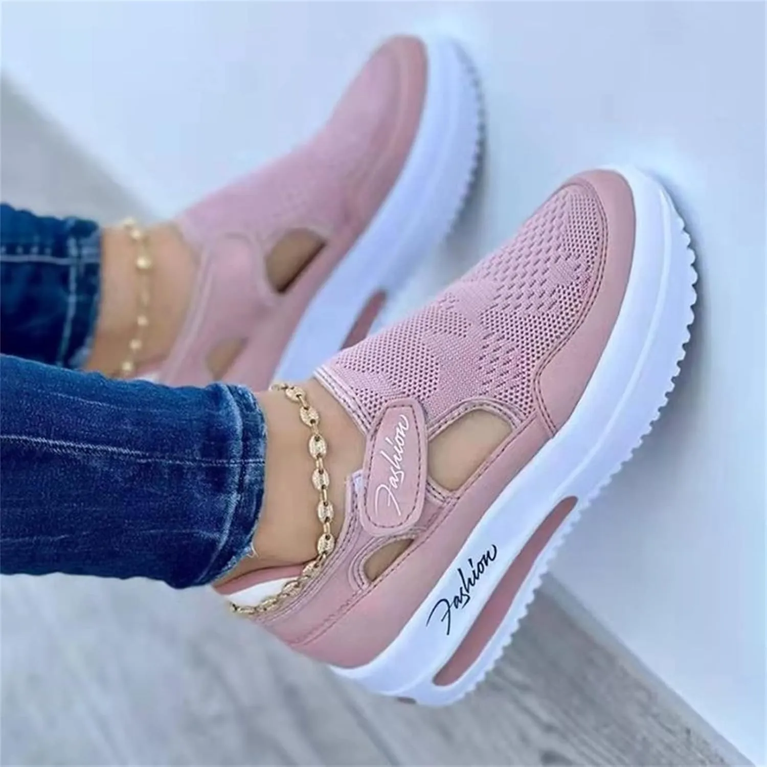 Ladmiple Sneakers For Women Slip On Wide Width Low Top Canvas Walking Shoes Fashion Dressy Casual Summer Flats Loafers