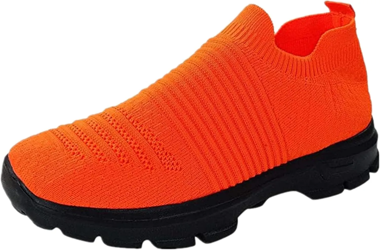 Ladmiple Walking Shoes Women Arch Support Slip On Sneakers Breathable Athletic Workout Tennis Running Shoes Gym Sneakers