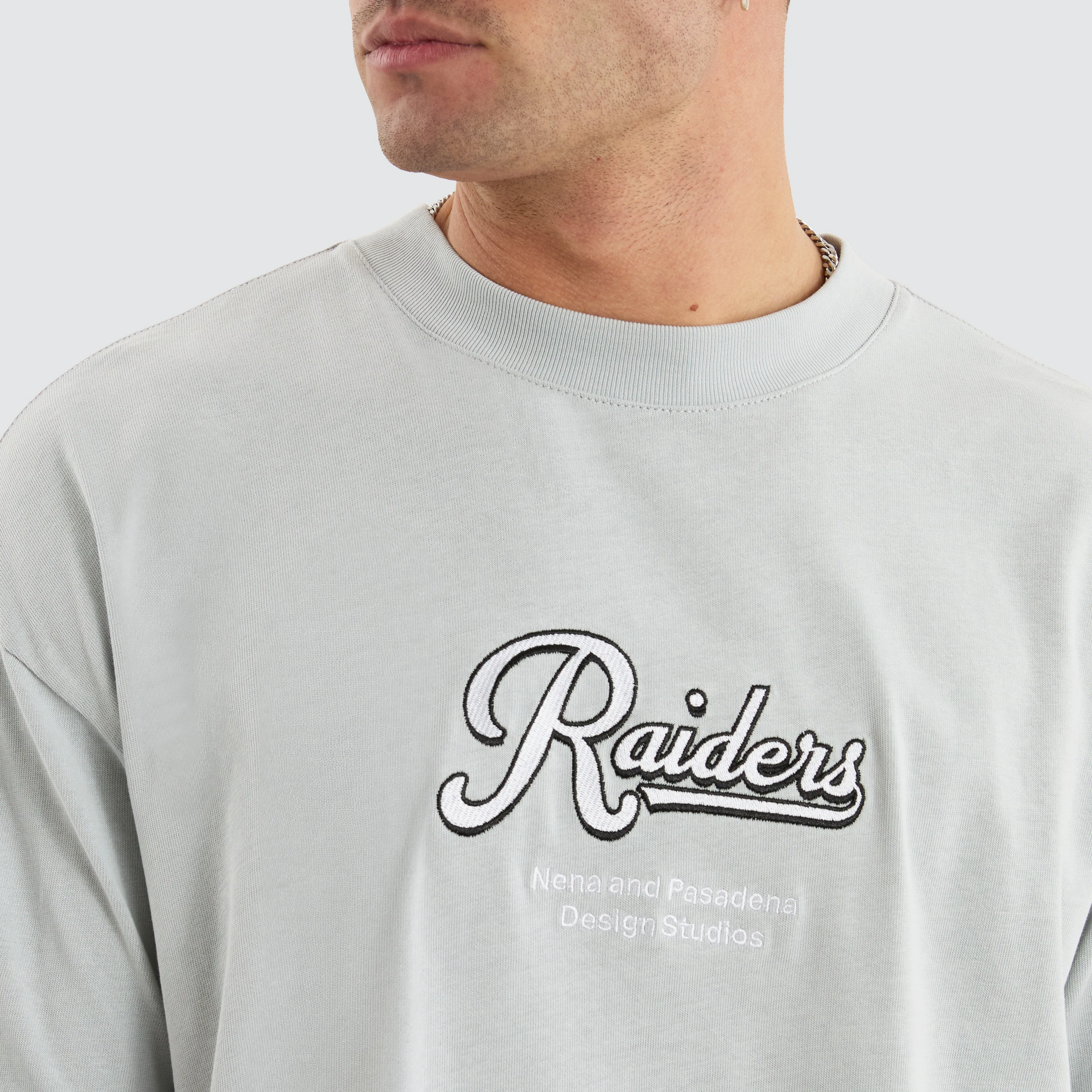 Las Vegas Raiders NFL Raptor Tee Silver