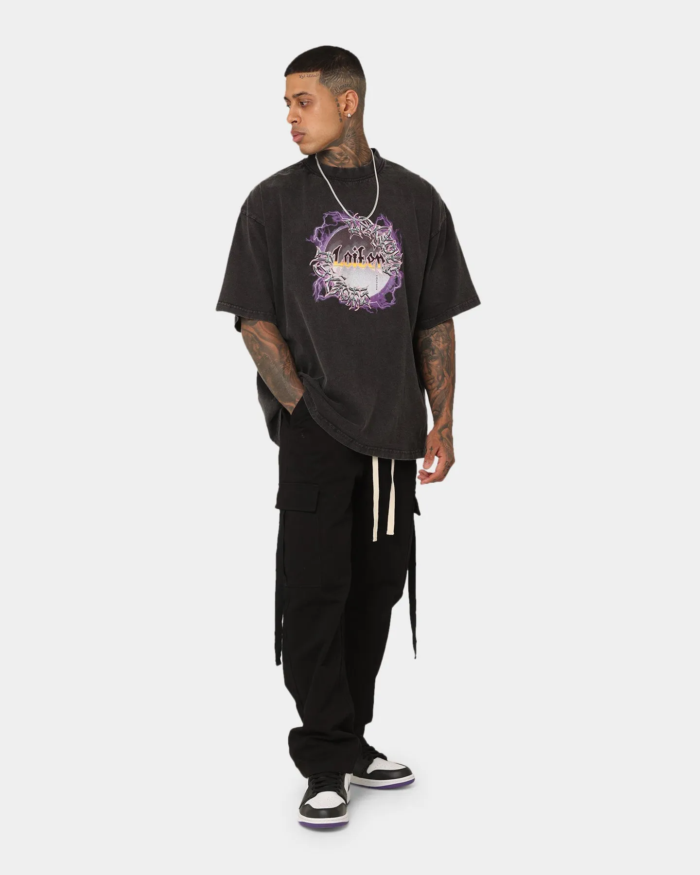 Loiter Ethereal Vintage T-Shirt Vintage Black