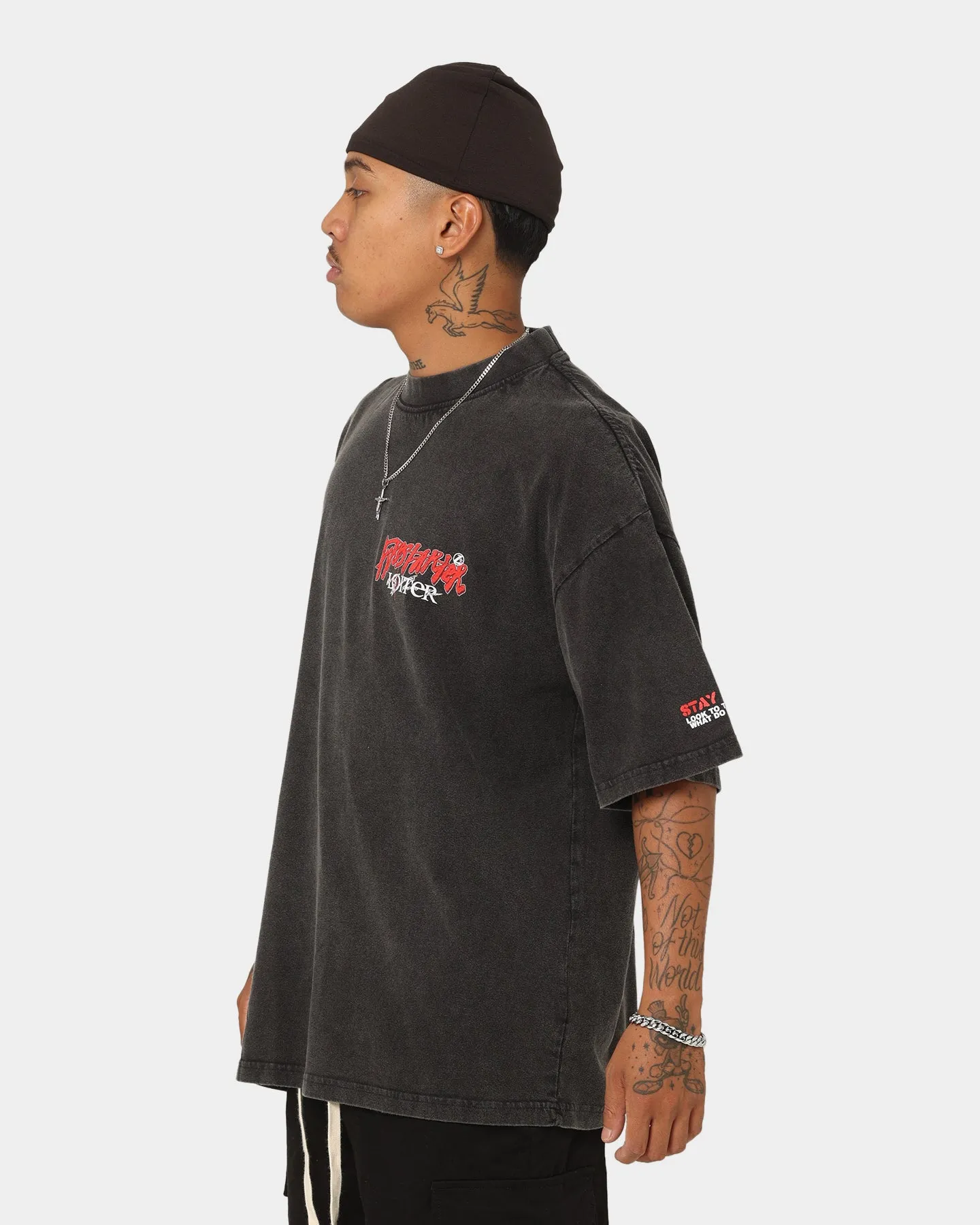 Loiter Firestarter Vintage T-Shirt Vintage Black