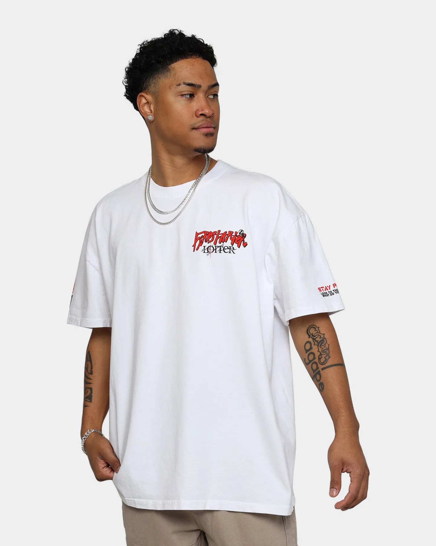 Loiter Firestarter Vintage T-Shirt White