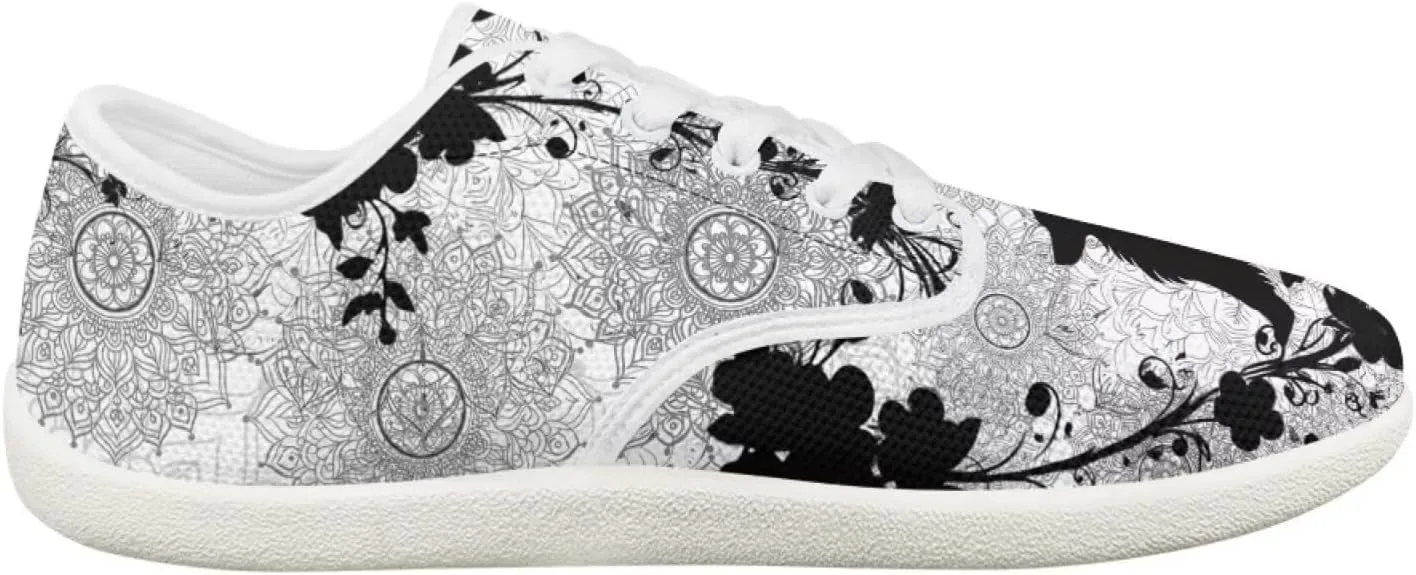 Mandala Animals Wide Toe Barefoot Shoes Women 2025 New Slip On Barefoot Womens Breathable Vitality Shoes