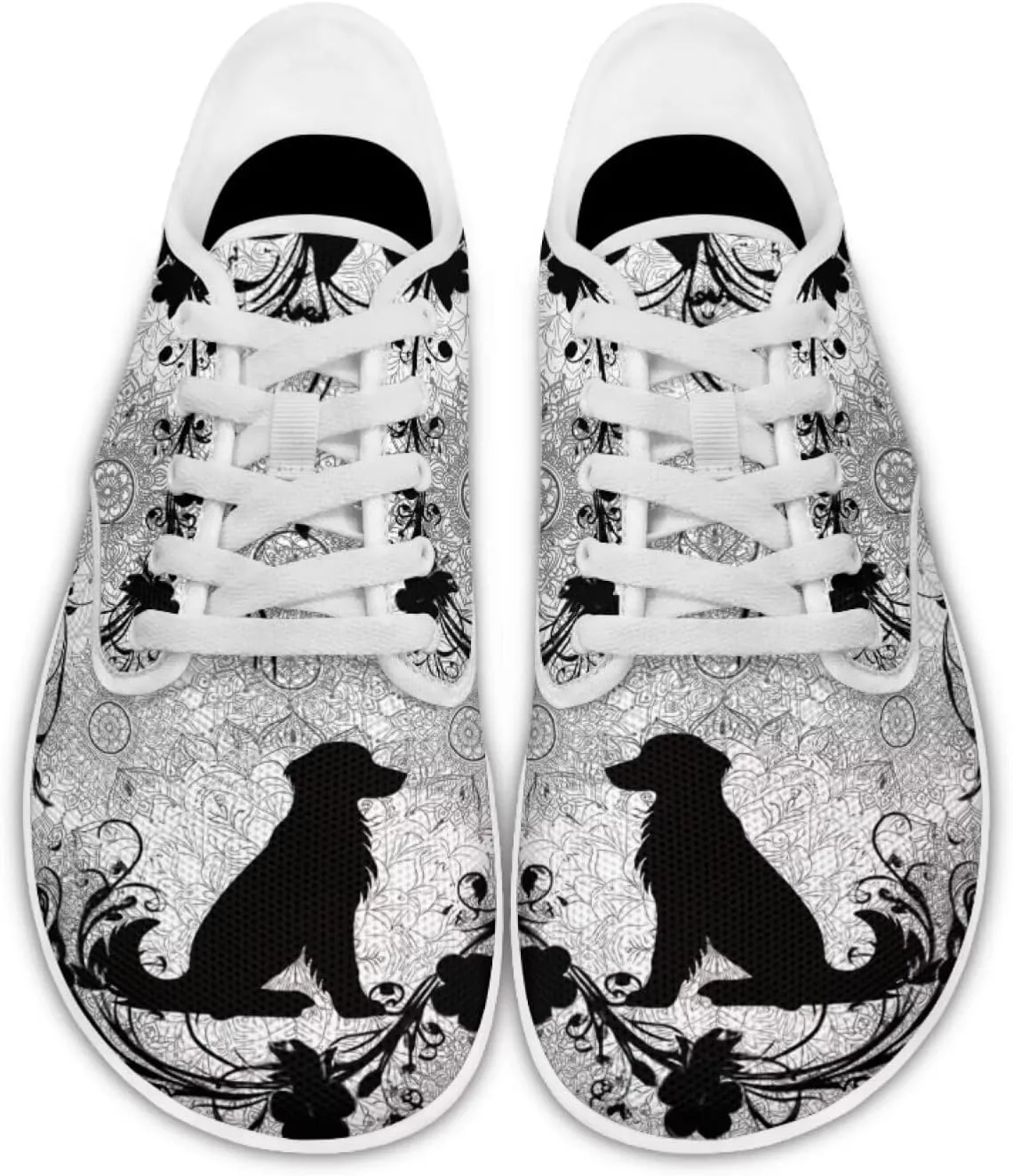Mandala Animals Wide Toe Barefoot Shoes Women 2025 New Slip On Barefoot Womens Breathable Vitality Shoes