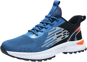 Men's Minimalist Barefoot Shoes Lace Up Lightweight Breathable Fashion Sneaker Men's Arch Support Insole Shoes