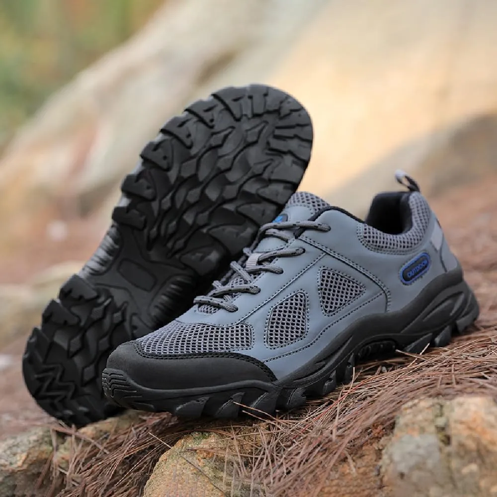 Mens Running Shoes Breathable Hiking Cross Country Outdoor Sneakers Mesh Comfortable Lightweight Fitness Shoes