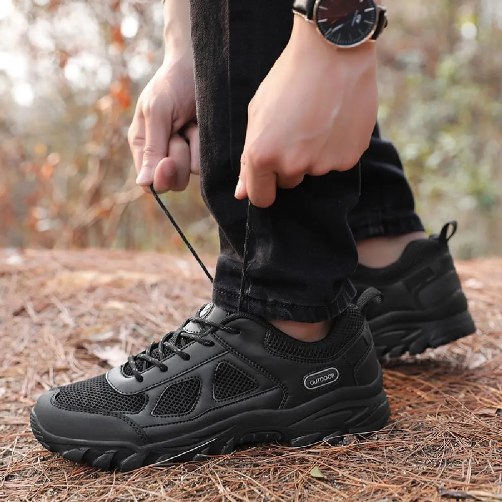 Mens Running Shoes Breathable Hiking Cross Country Outdoor Sneakers Mesh Comfortable Lightweight Fitness Shoes