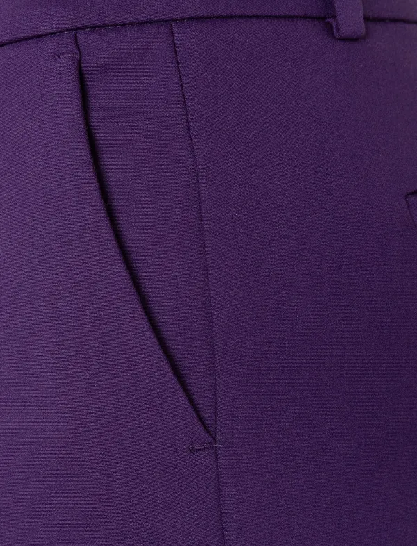MORE AND MORE<BR>
Suit Trousers<BR>
Purple<BR>