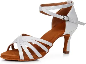MSMAX Women's Practice Ballroom Dancing Shoes Indoor Performance Latin Dance Shoes for Woman