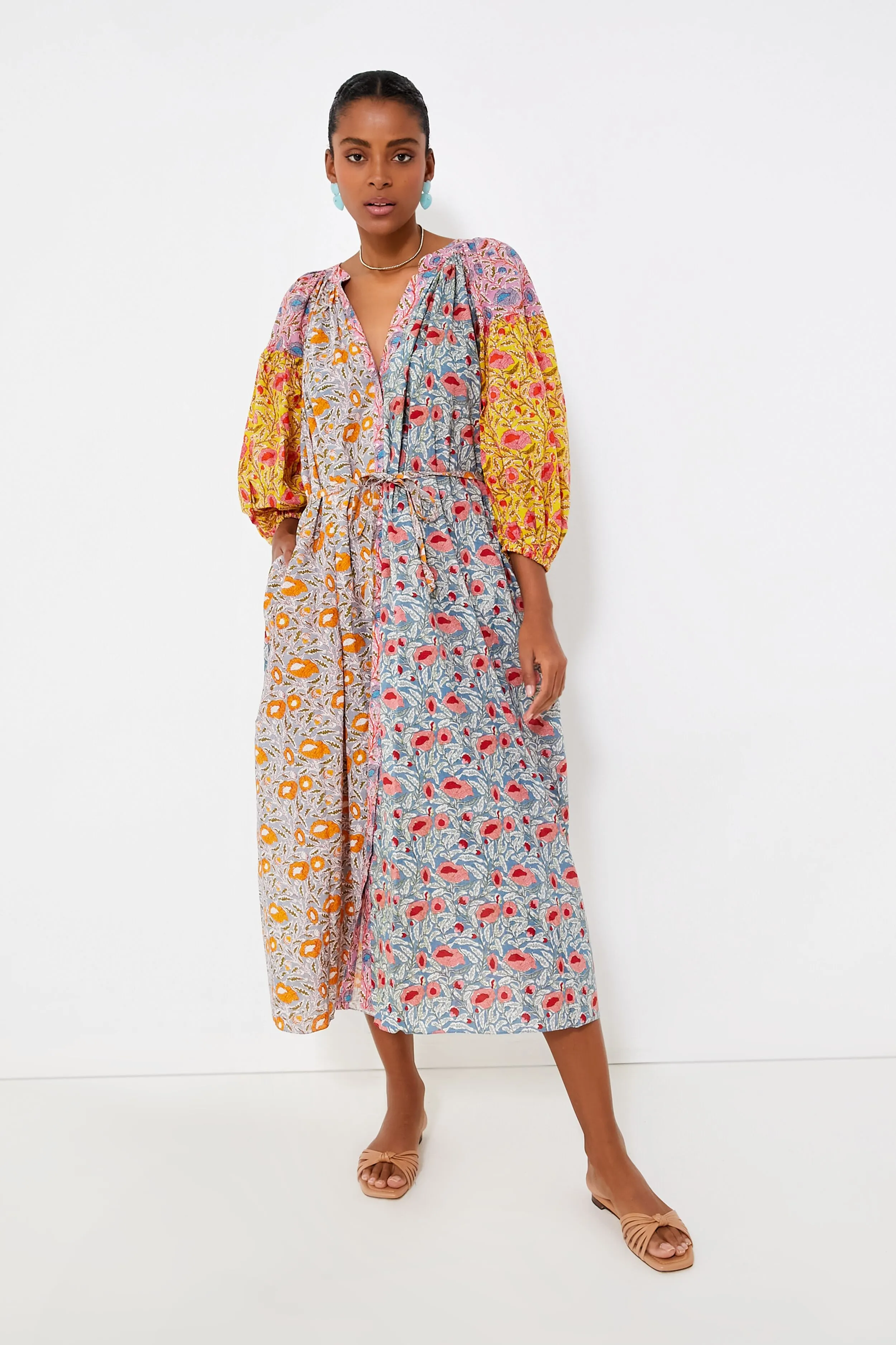 Multi Delilah Midi Dress