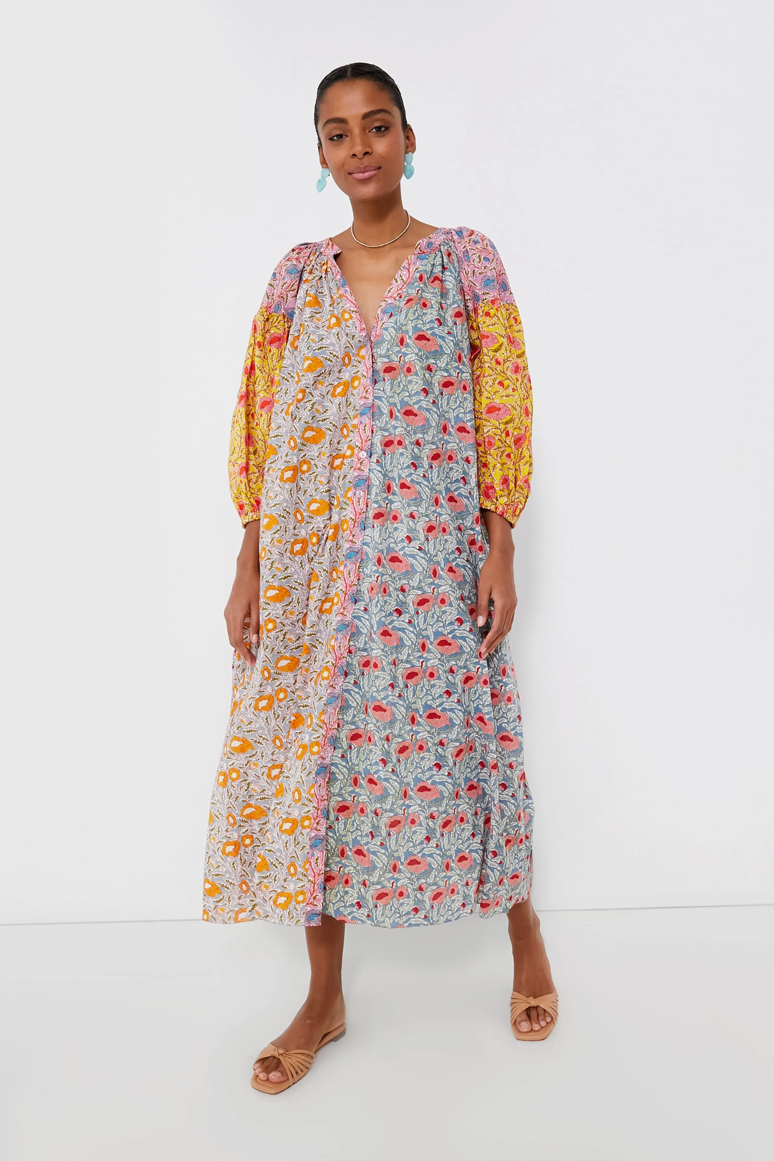 Multi Delilah Midi Dress