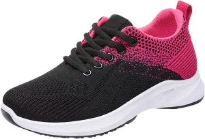 Musabela Orthopedic Shoes for Women Comfortwear Ortho Shoes for Women Plantar Fasciitis Walking Tennis Shoe Arch Support Air Cushion Running Shoe Mesh Breathable Gym Work Fashion Stretch Sneakers