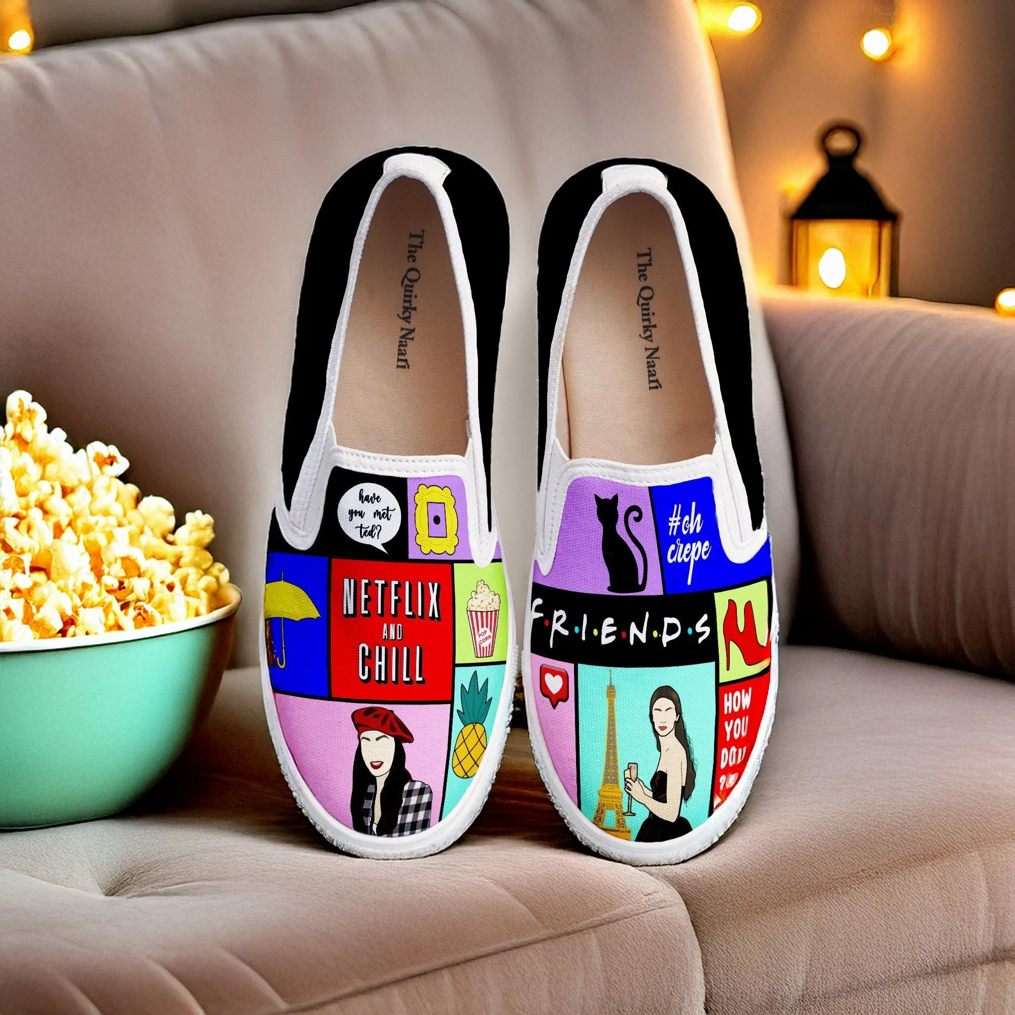 Netflix and Chill Slipons