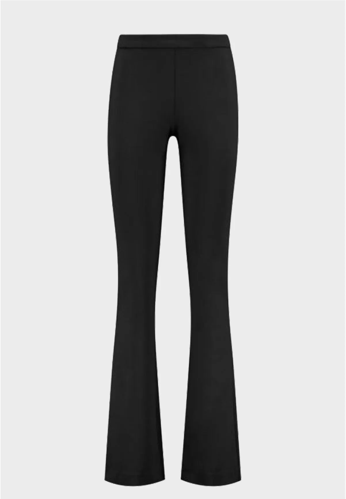 ONLY M - Punto Milano, Black, Basic Leggings, Mid-Waist, Bootcut Fit