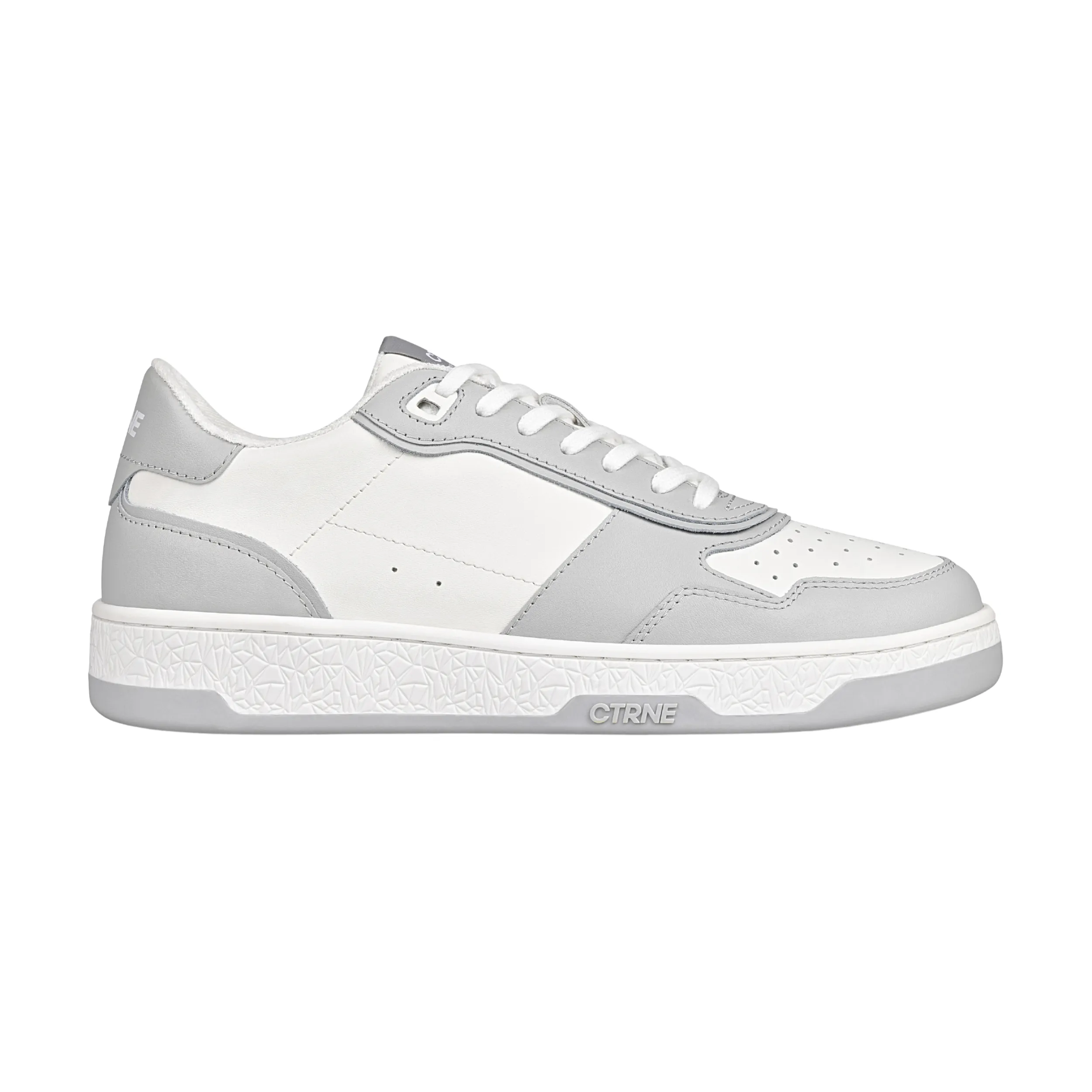Orgonite Manifest Sneaker in White/Beige/Leather