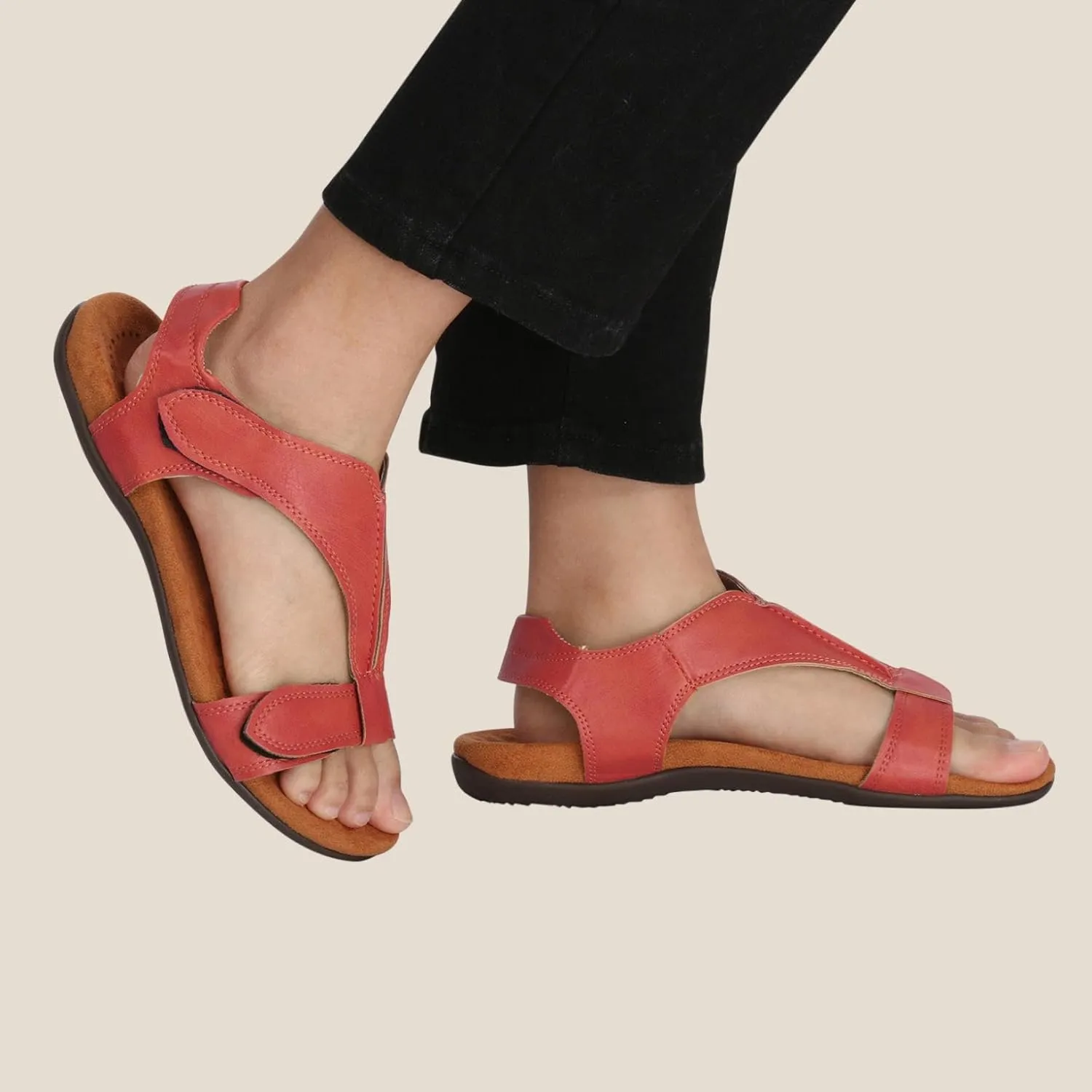 Platform Sports Sandals, Summer Walking Water Shoes with Arch Support, Adjustable Straps