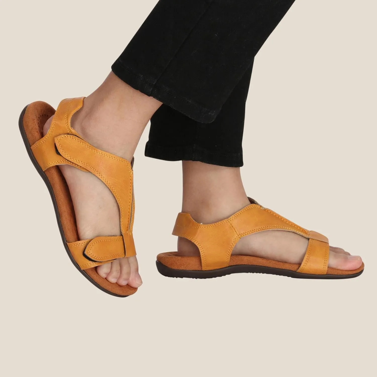 Platform Sports Sandals, Summer Walking Water Shoes with Arch Support, Adjustable Straps