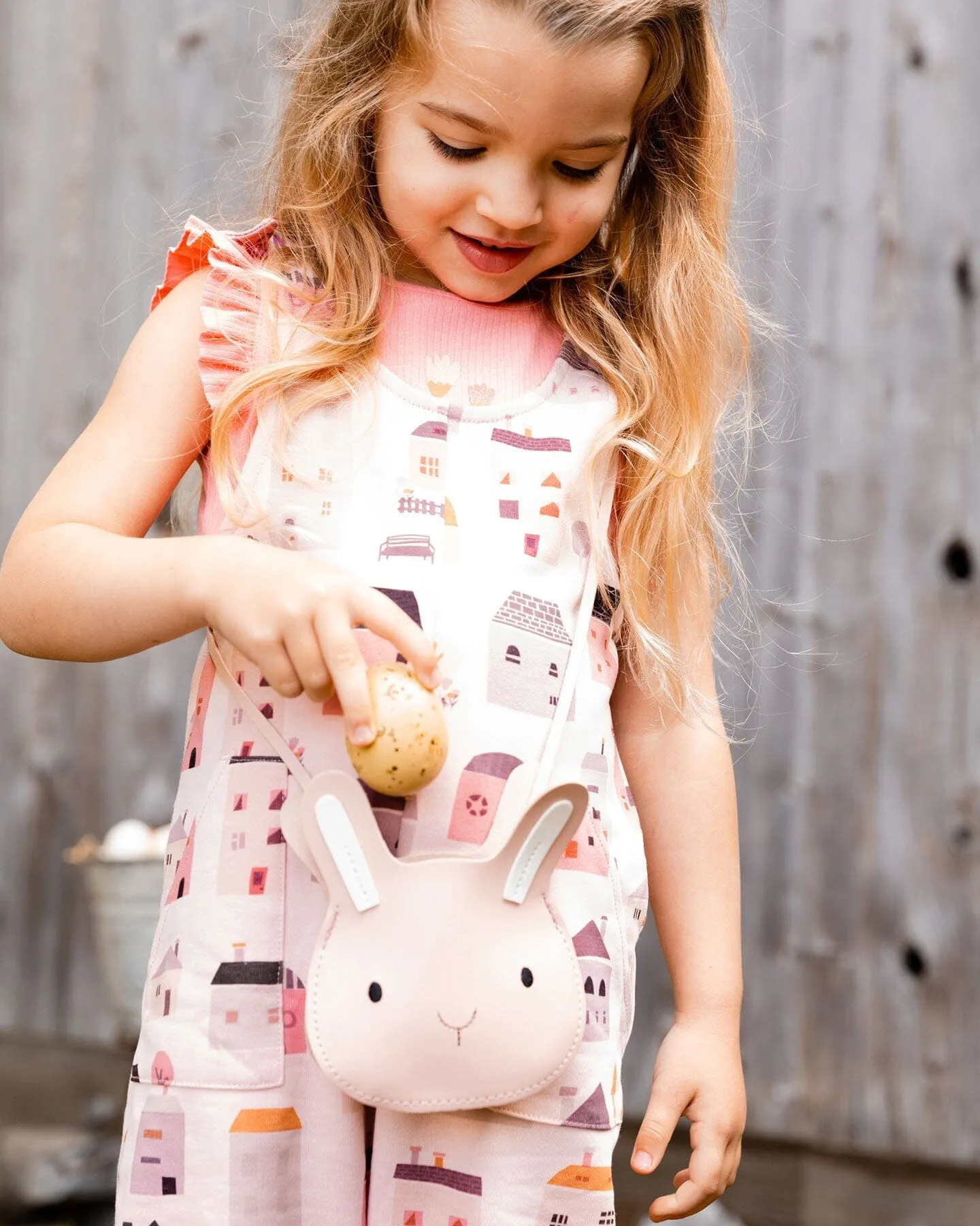Rabbit Crossbody Bag Soft Pink