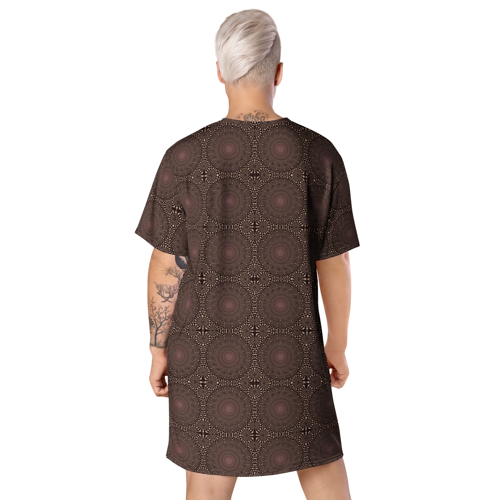 Recursia Desert Dream T-Shirt Dress In Pink