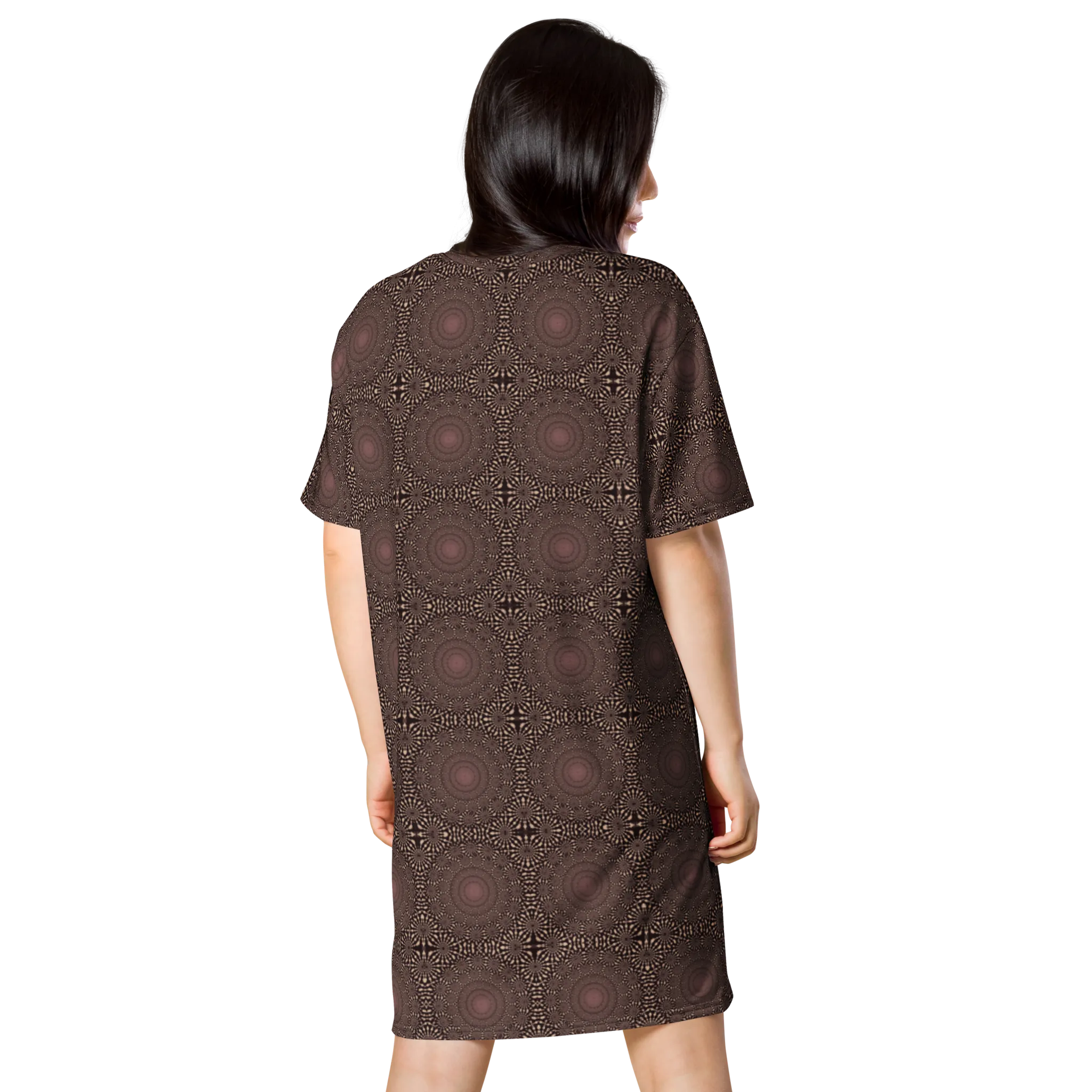 Recursia Desert Dream T-Shirt Dress In Pink
