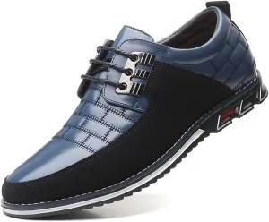 Recyphi Men??s Oxford Derby Orthopedic Leather Shoes Formal Luxury Business Dress Shoes Lace-up Walking Driving Loafers Dress Sneakers