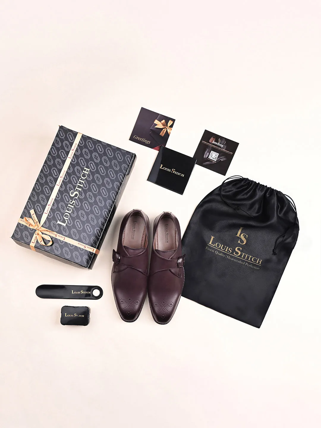 Rosewood Handcrafted Monks Slipon Shoe