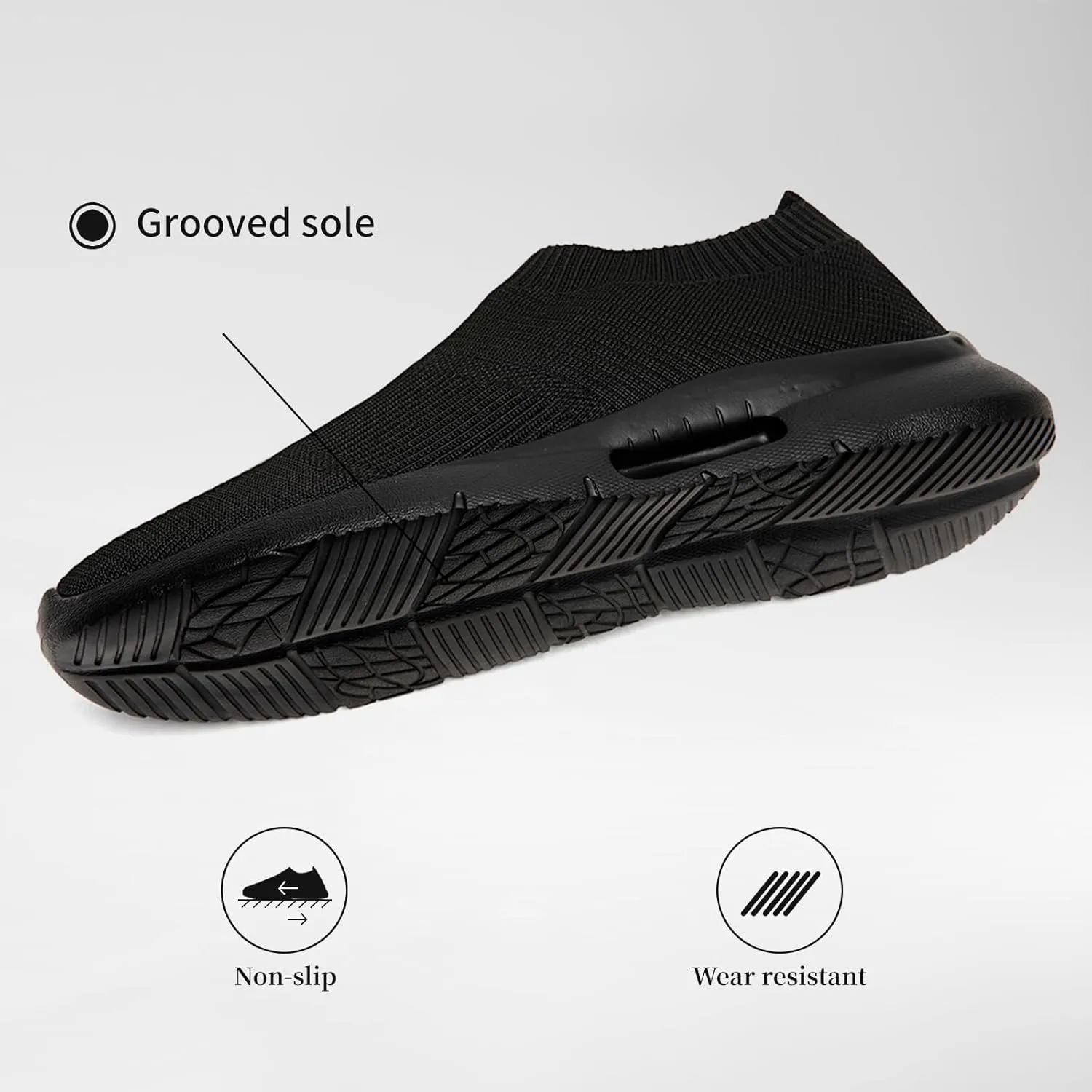 Running Shoes for Men Tennis Slip On Sneakers Breathable Fashion Mesh