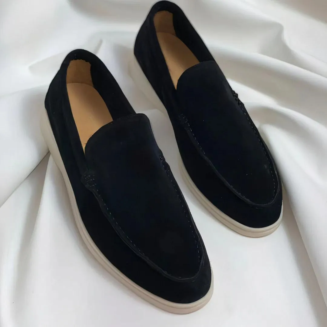 Santoni - Elegante leren loafers