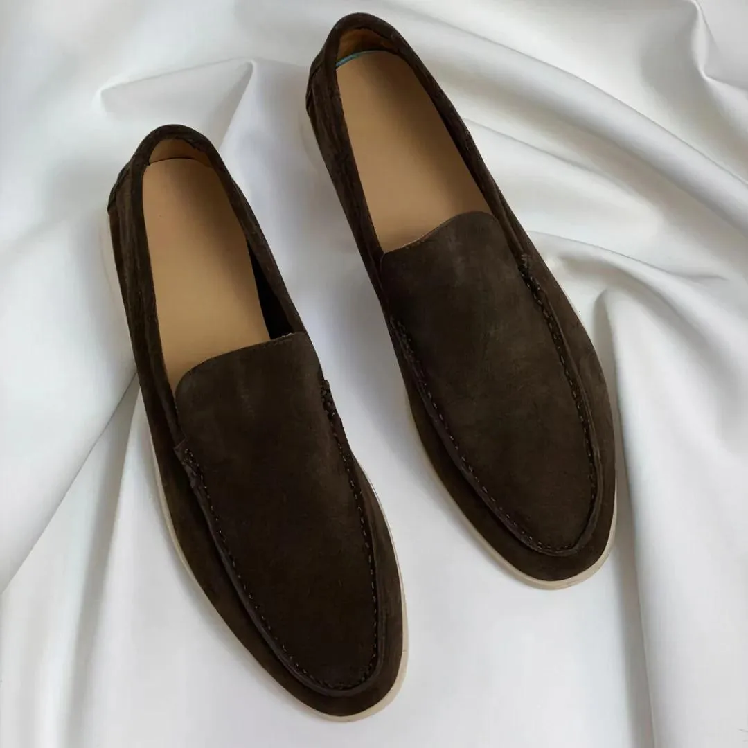 Santoni - Elegante leren loafers
