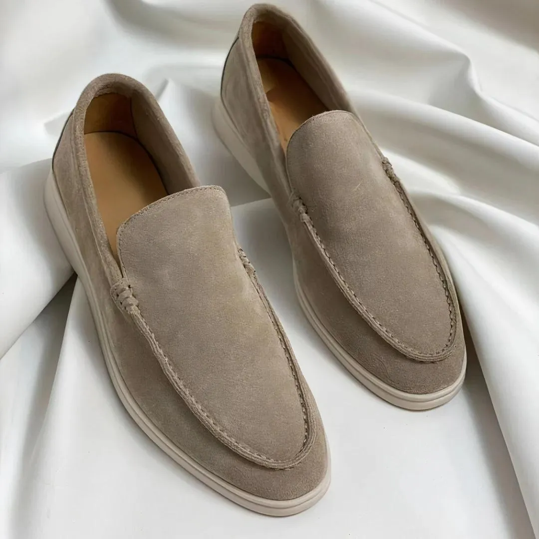 Santoni - Elegante leren loafers