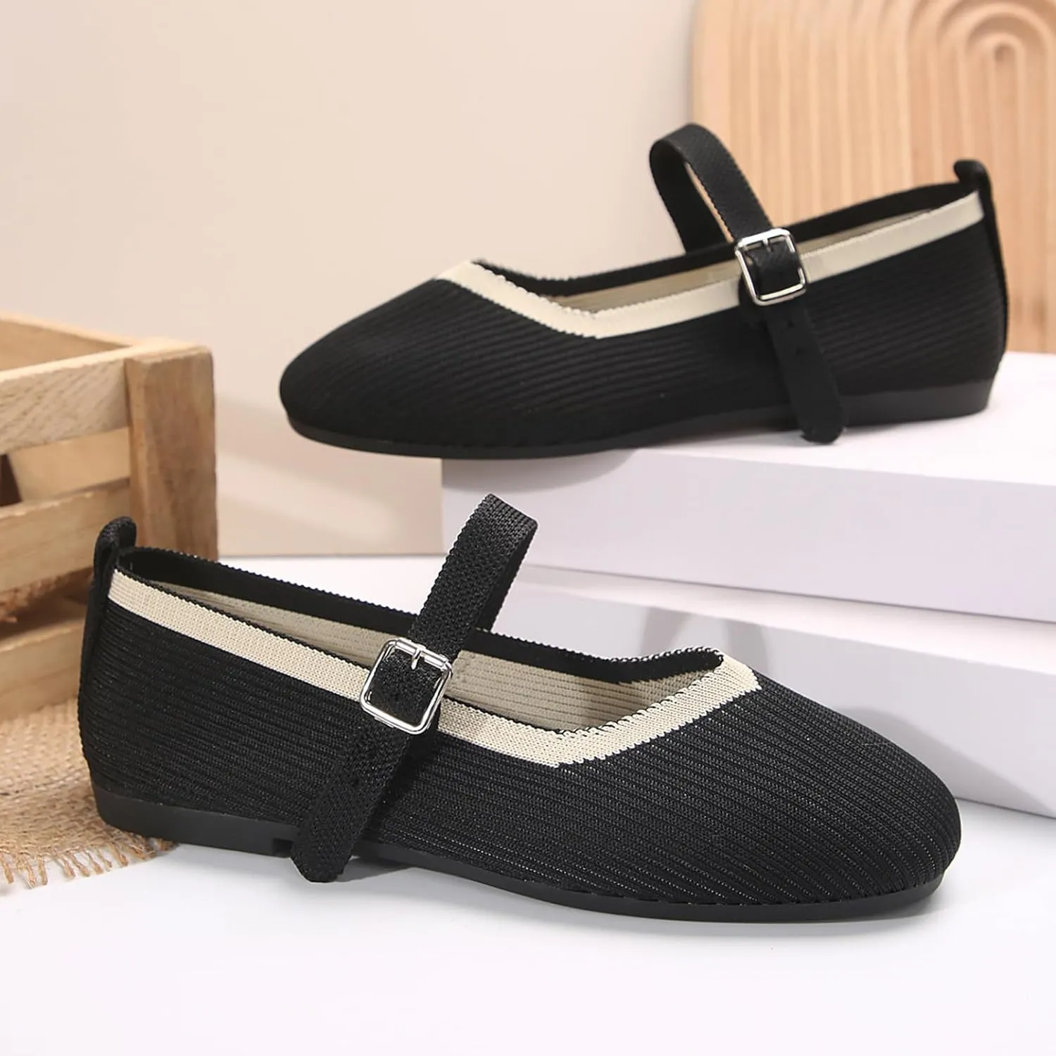 Shoes for Women - Breathable Slip-On Sneakers with Foam - Stylish and Comfortable