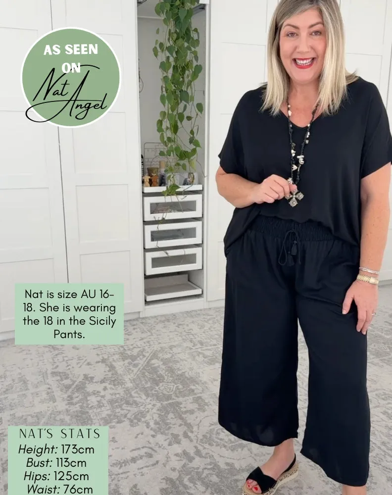 Sicily Pant -Black
