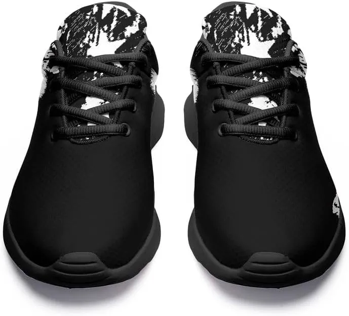 Skull Running Shoes for Women Men Mesh Breathable Comfort Walking Sneaker Sports Athletic Halloween Shoes