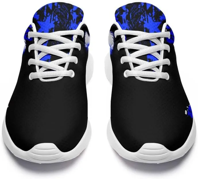 Skull Running Shoes for Women Men Mesh Breathable Comfort Walking Sneaker Sports Athletic Halloween Shoes