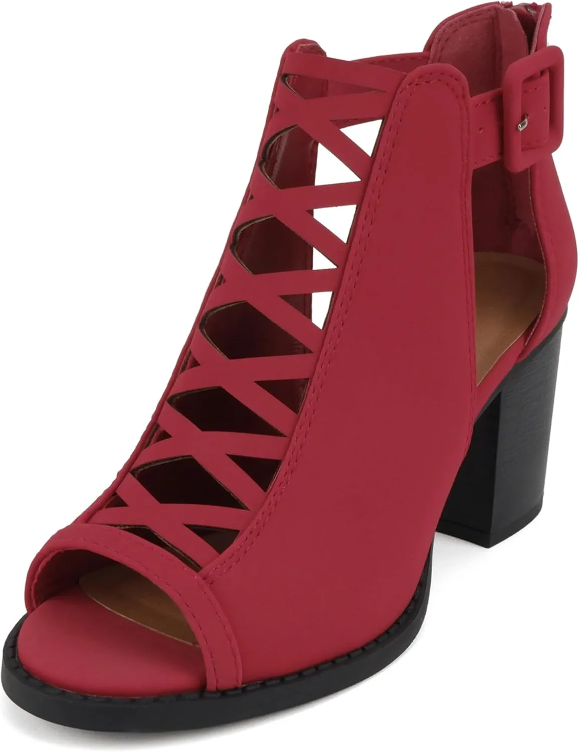 Soda Womens Fashion Aran Open Toe Heel Sandal