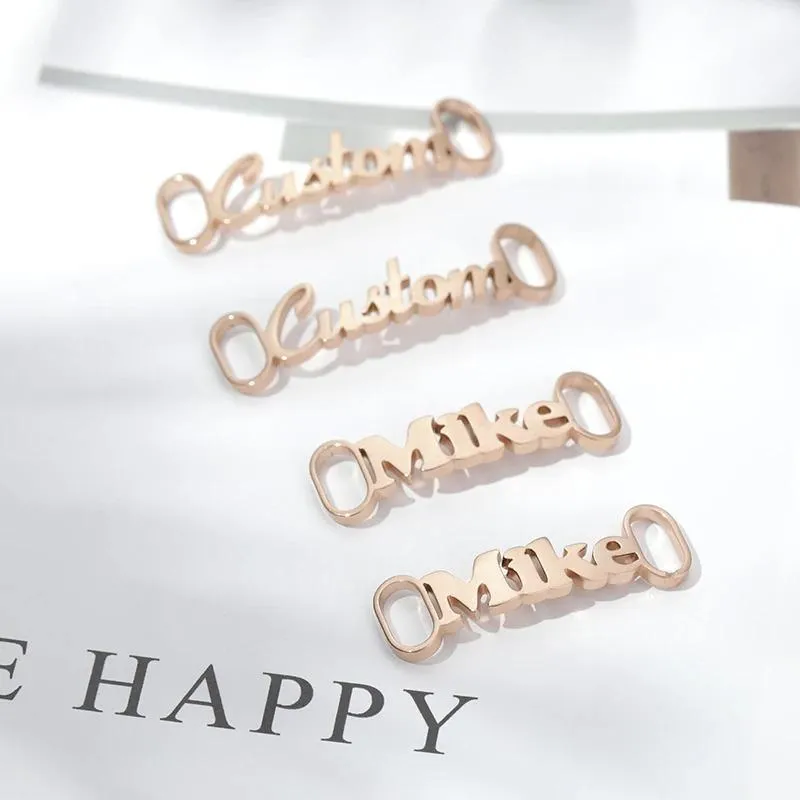 Stainless Steel Personalized Shoe Buckles