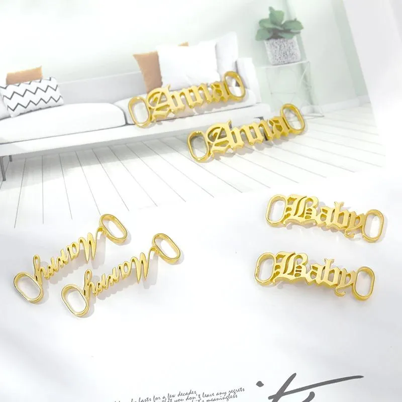 Stainless Steel Personalized Shoe Buckles