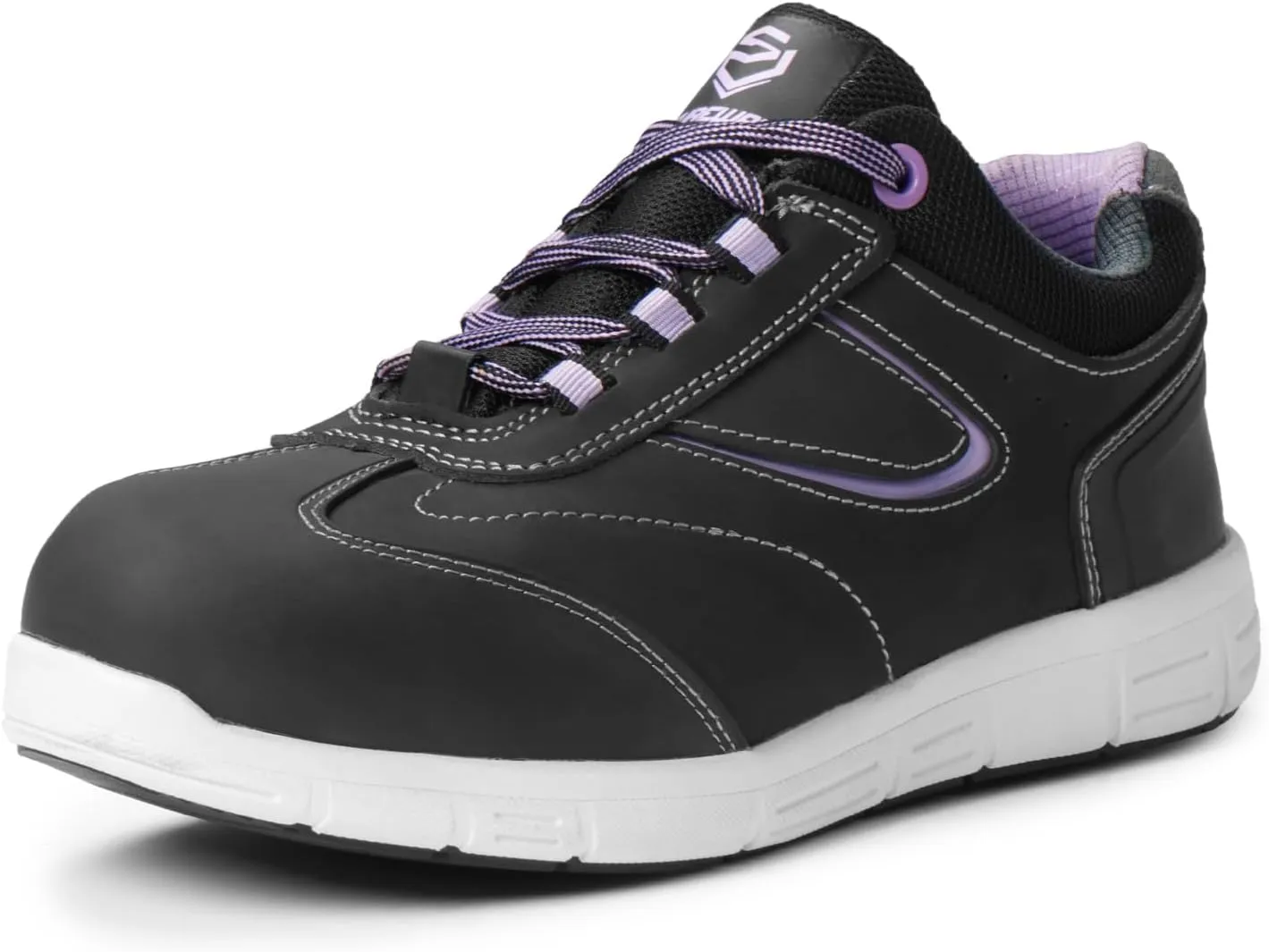 SUREWAY Women's Aluminum Toe Work Shoes for Women,Lightweight & Comfortable,Superior Slip Resistant,EH Safety Industrial Construction Boots/Shoes