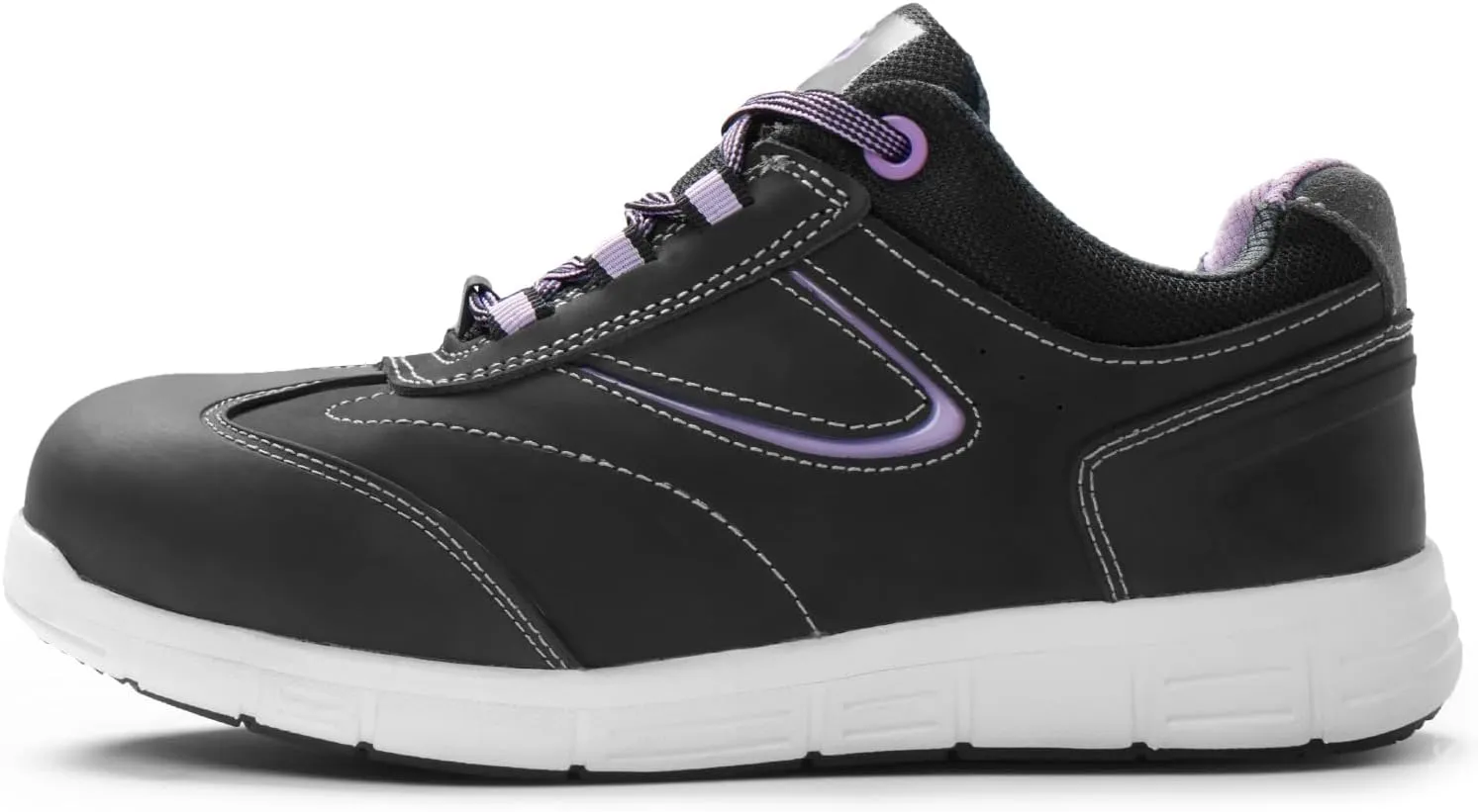 SUREWAY Women's Aluminum Toe Work Shoes for Women,Lightweight & Comfortable,Superior Slip Resistant,EH Safety Industrial Construction Boots/Shoes