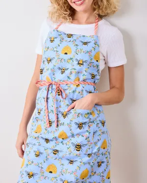 Sweet Bee - Apron - Soft Blue