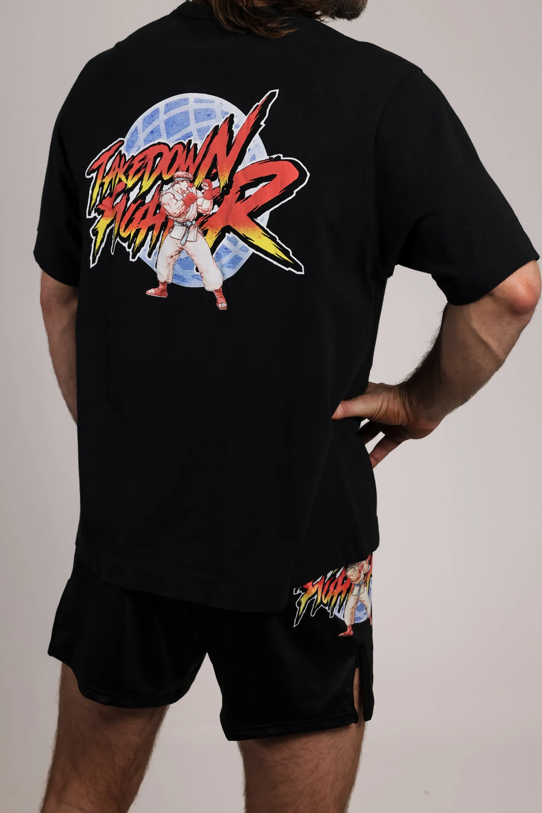 Takedown Fighter Oversized T-Shirt - Black