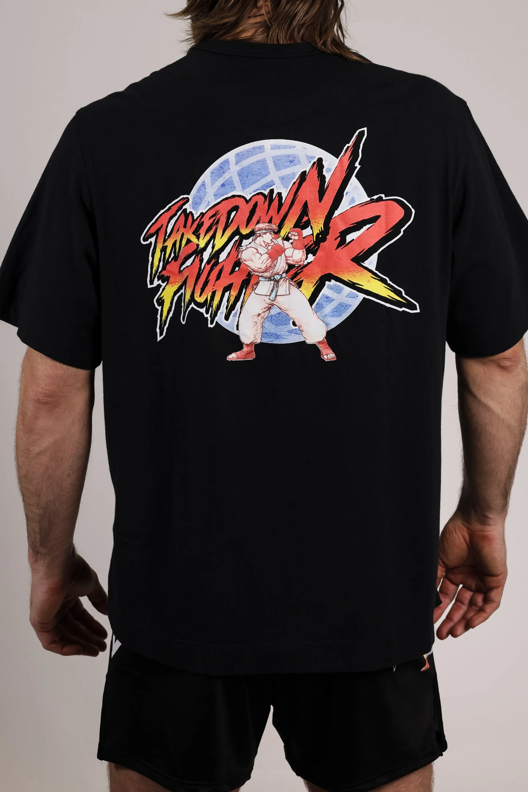 Takedown Fighter Oversized T-Shirt - Black