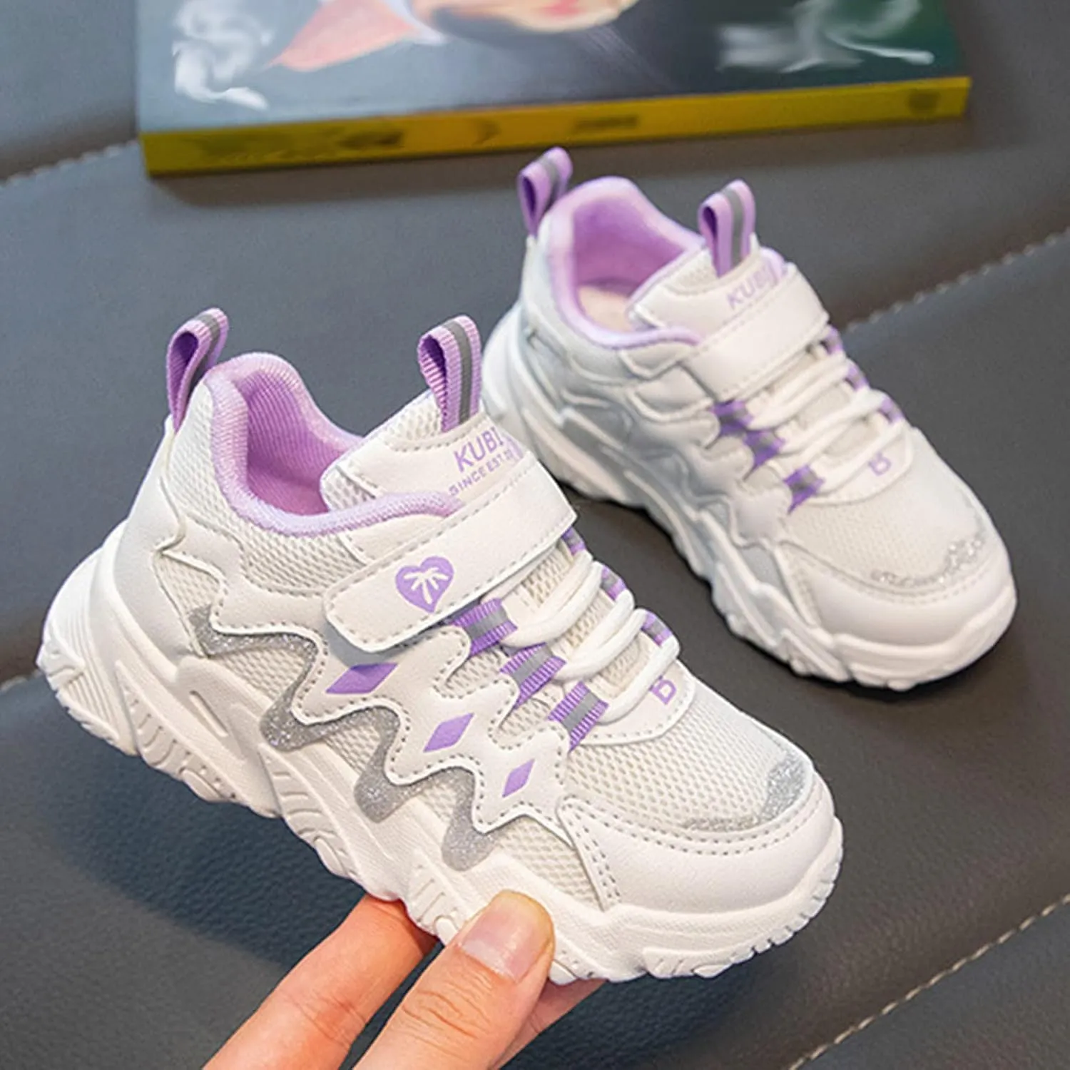 Toddler Mesh Sneaker Kids Boys Girls Breathable Tennis Non Slip Shoes for Running Walking Athletic Sports