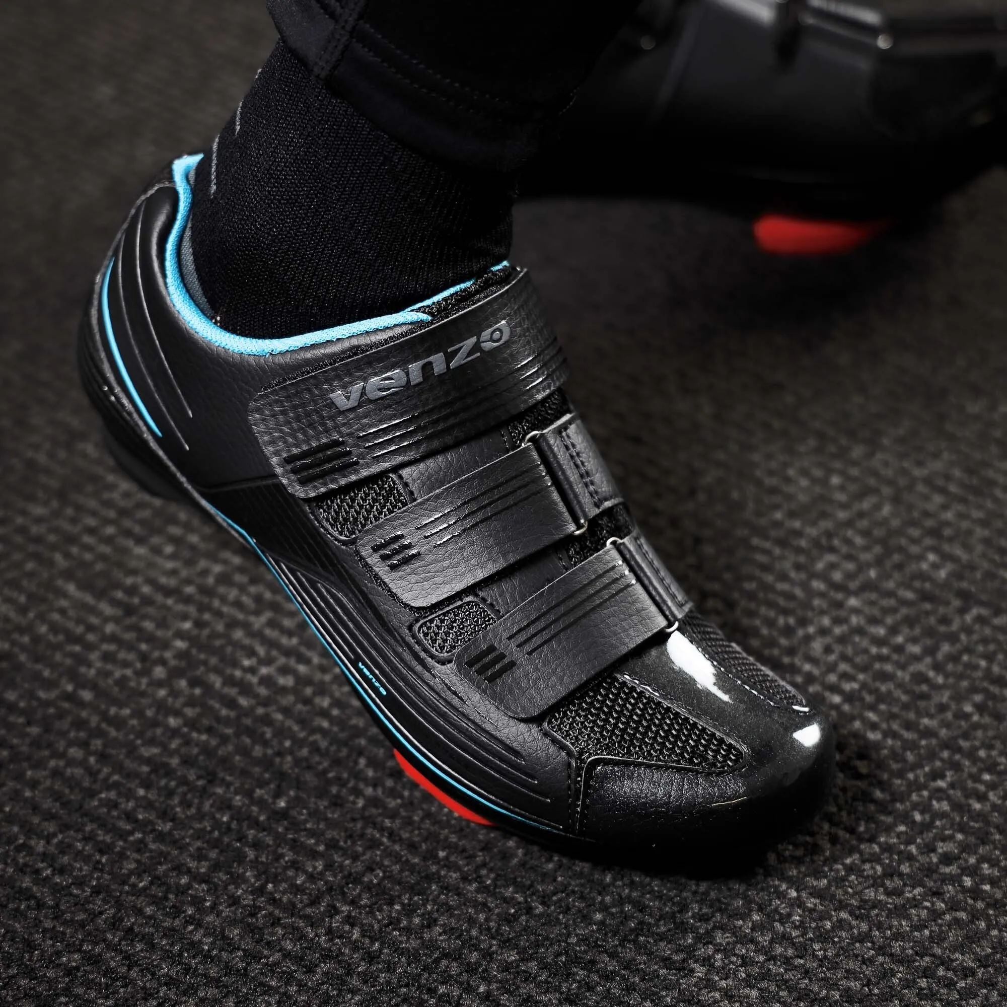 Venzo Bike Bicycle Women's Road Cycling Riding Shoes - Compatible with Peloton LOOK Delta & for Shimano SPD-SL - Perfect for Indoor Road Racing & Indoor Exercise Bikes 41