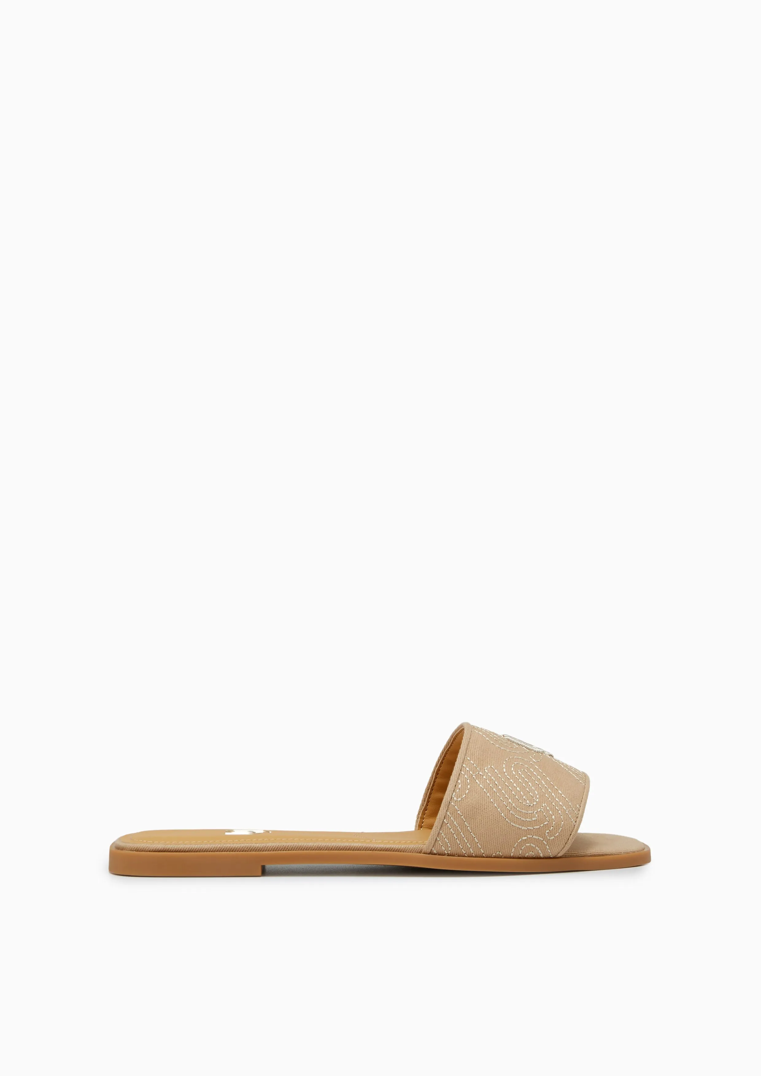 Viola Infinite Flat Sandals Beige