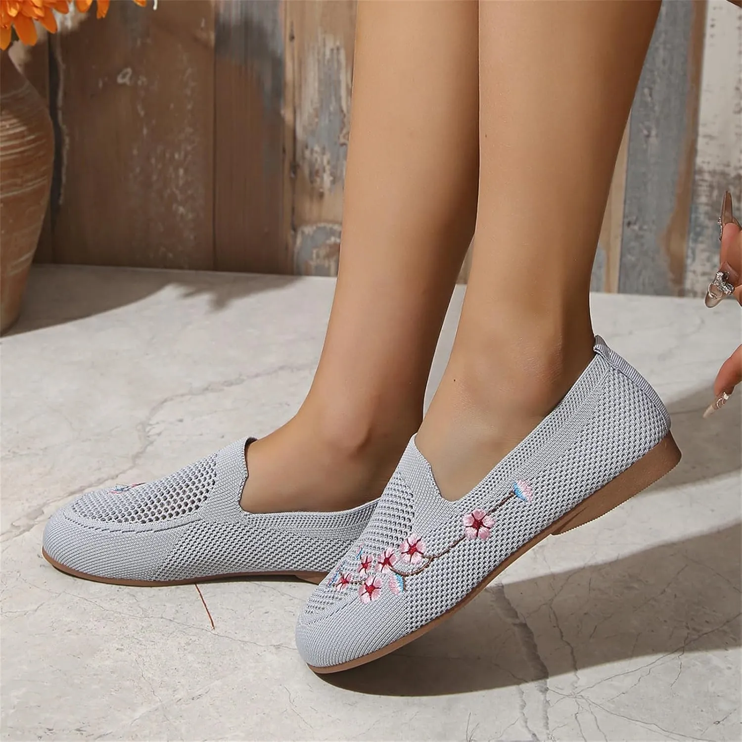 Women Breathable Walking Slip-on Foam Sneakers Neoprene Shoes