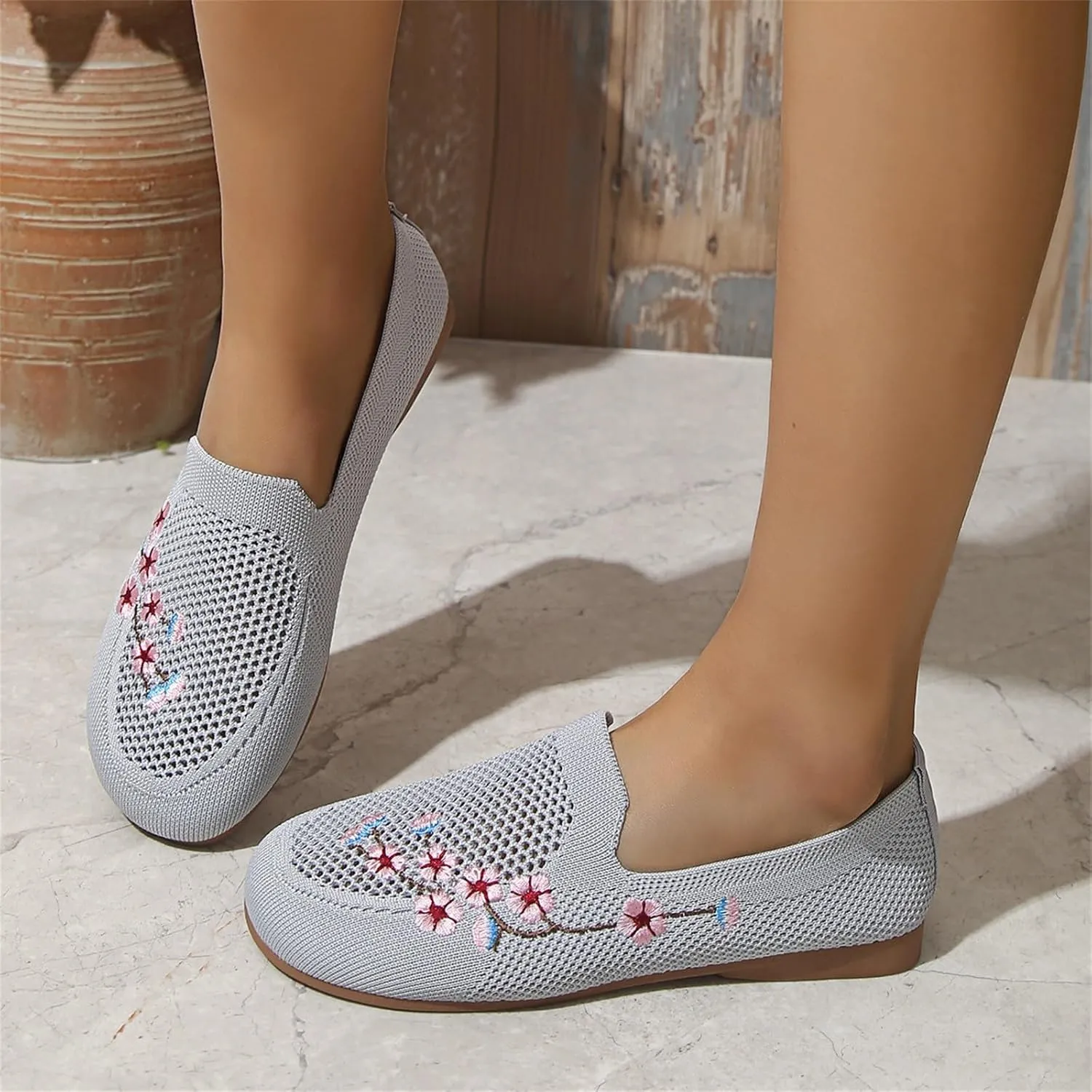 Women Breathable Walking Slip-on Foam Sneakers Neoprene Shoes