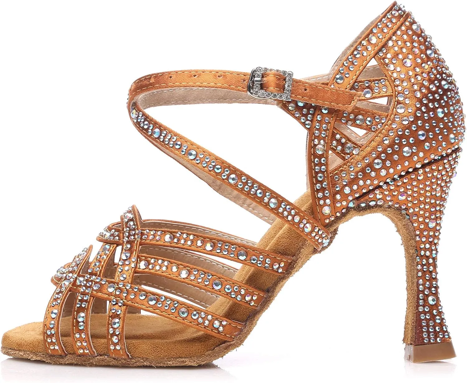 Women's 1920s Party Shoes Rhinestone Ballroom Dance Shoes Performance Wedding Shoes