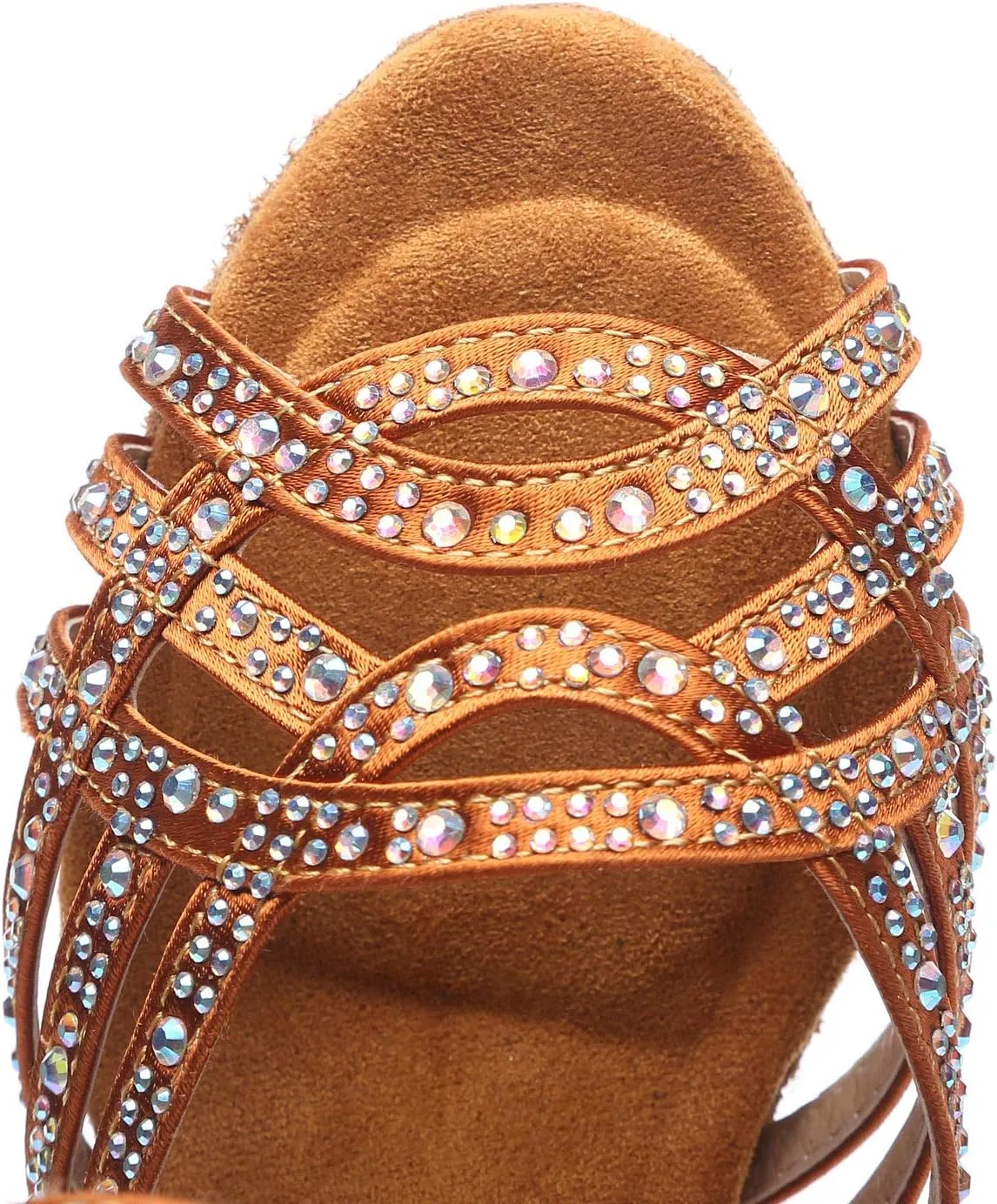 Women's 1920s Party Shoes Rhinestone Ballroom Dance Shoes Performance Wedding Shoes