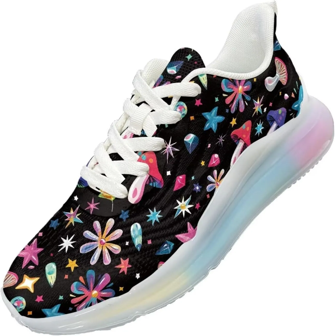 Women's Air Cushion Running Shoes Non Slip Sports Tennis Fitness Sneaker Breathable Outdoor Workout Footwear US6-11